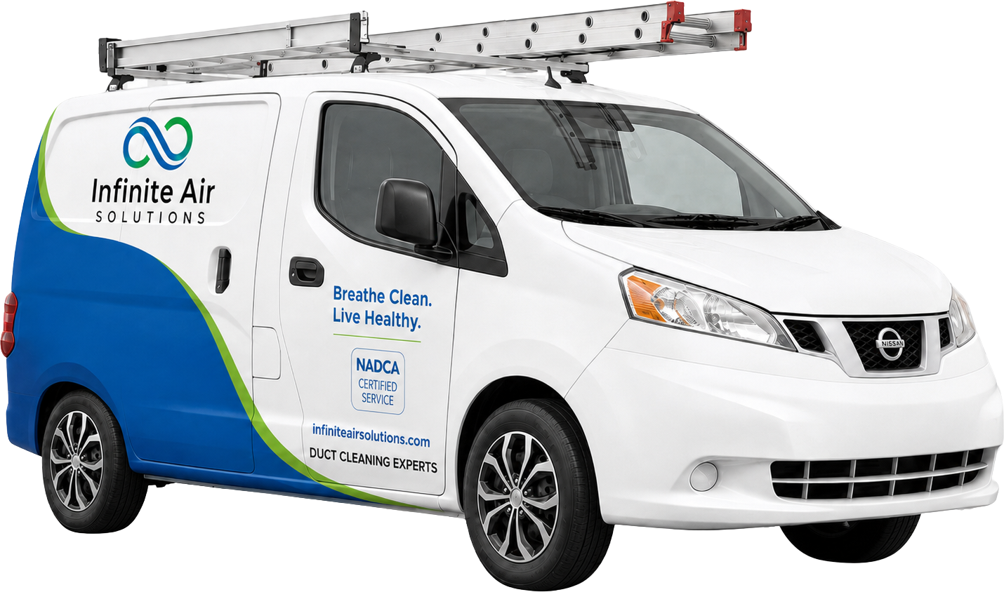 Infinite Air Solutions branded service van